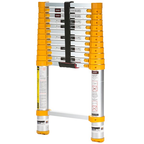 Xtend Climb 12 5 Ft Aluminum Telescoping Extension Ladder 250 Lb